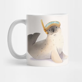 Snorkelling Seal Mug